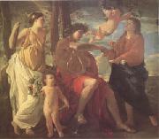 Nicolas Poussin The Inspiration of the Poet (mk05) France oil painting artist